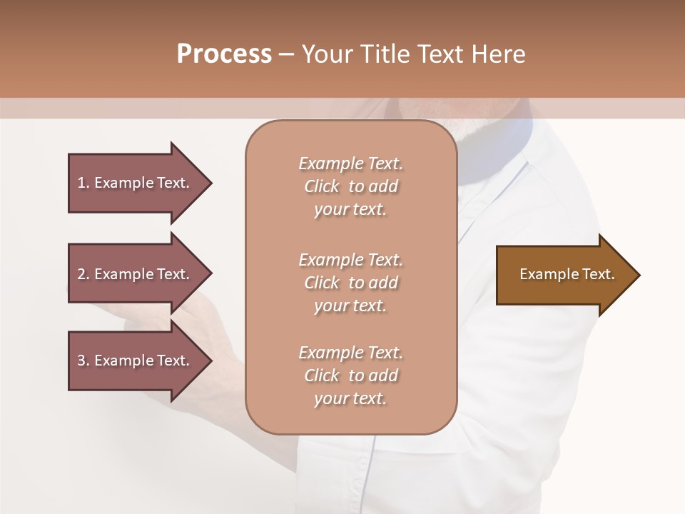 Portrait Placard Cook PowerPoint Template