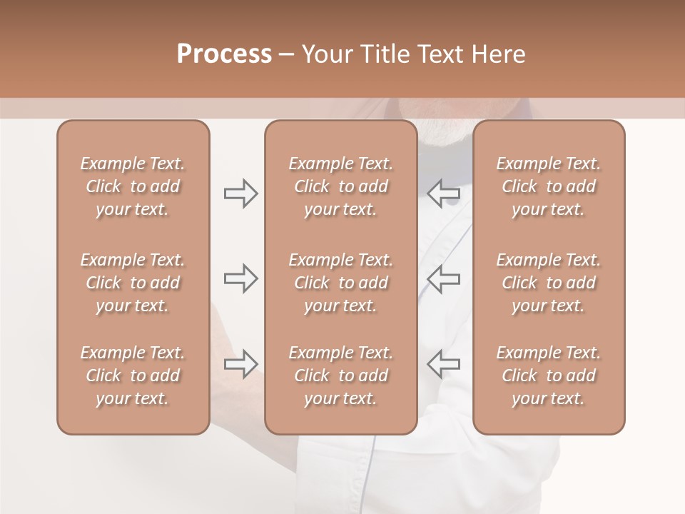 Portrait Placard Cook PowerPoint Template