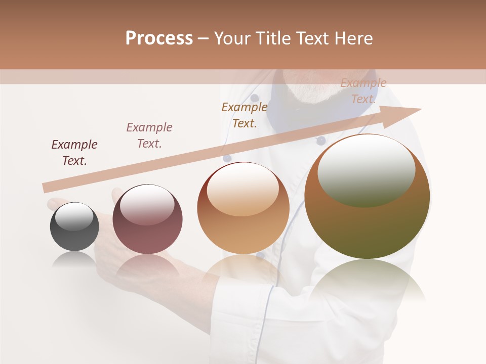 Portrait Placard Cook PowerPoint Template