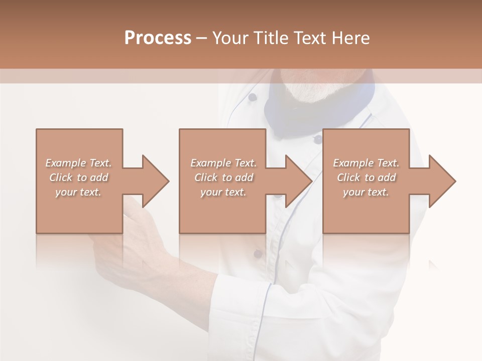 Portrait Placard Cook PowerPoint Template