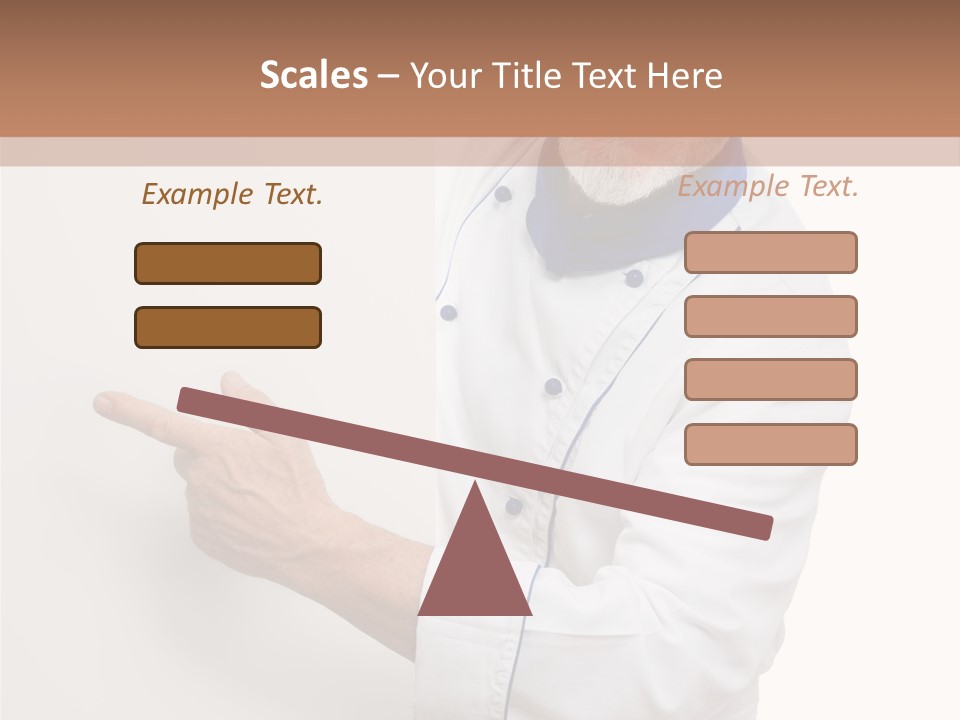 Portrait Placard Cook PowerPoint Template