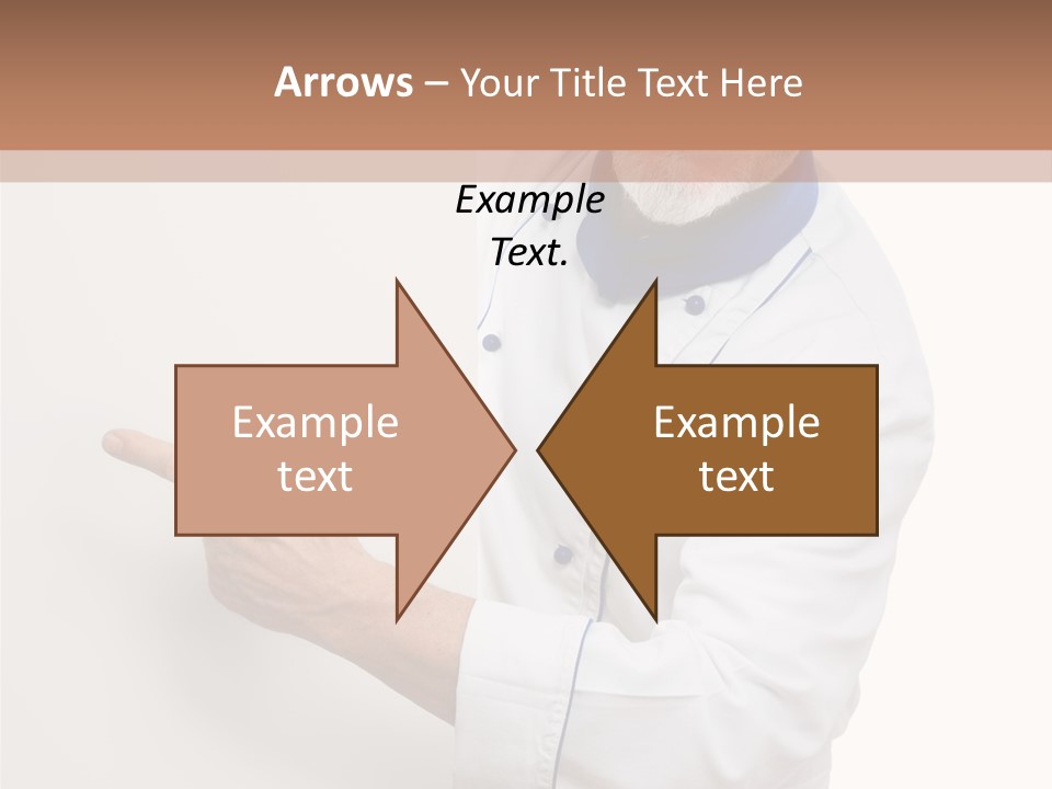 Portrait Placard Cook PowerPoint Template