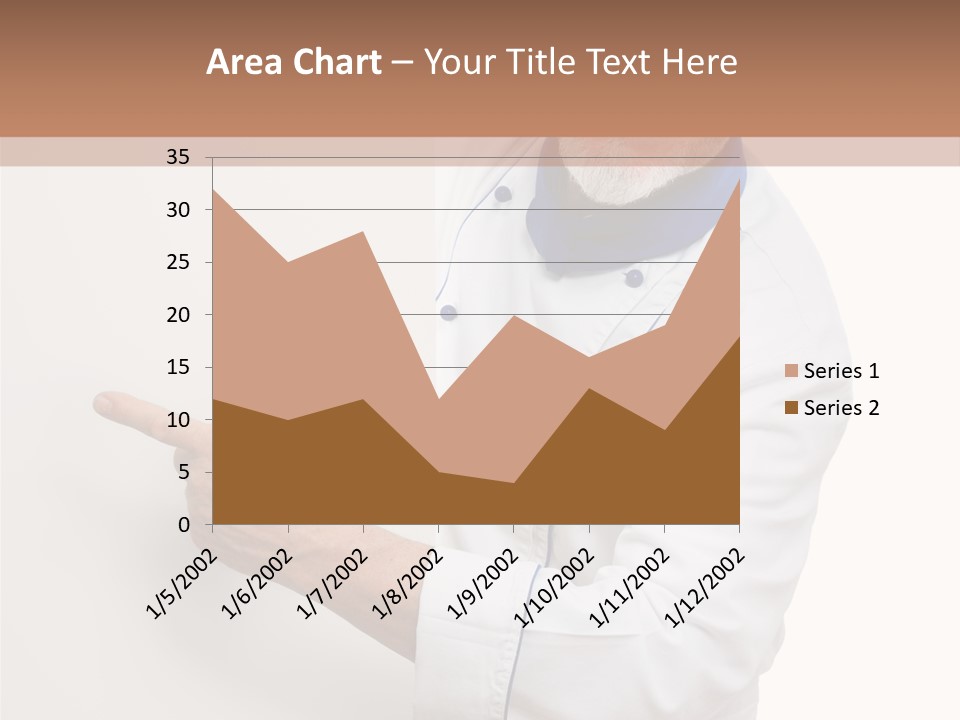 Portrait Placard Cook PowerPoint Template