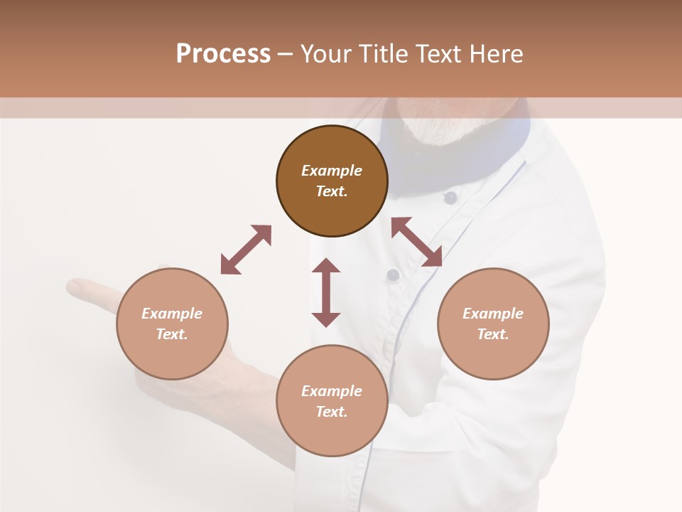 Portrait Placard Cook PowerPoint Template