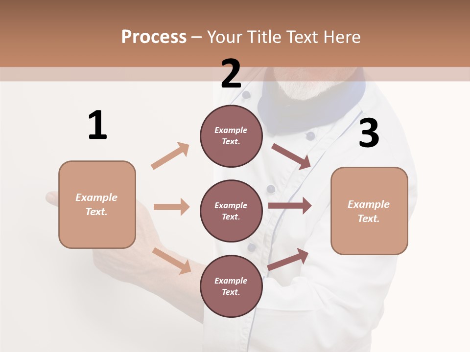 Portrait Placard Cook PowerPoint Template