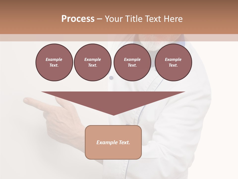 Portrait Placard Cook PowerPoint Template