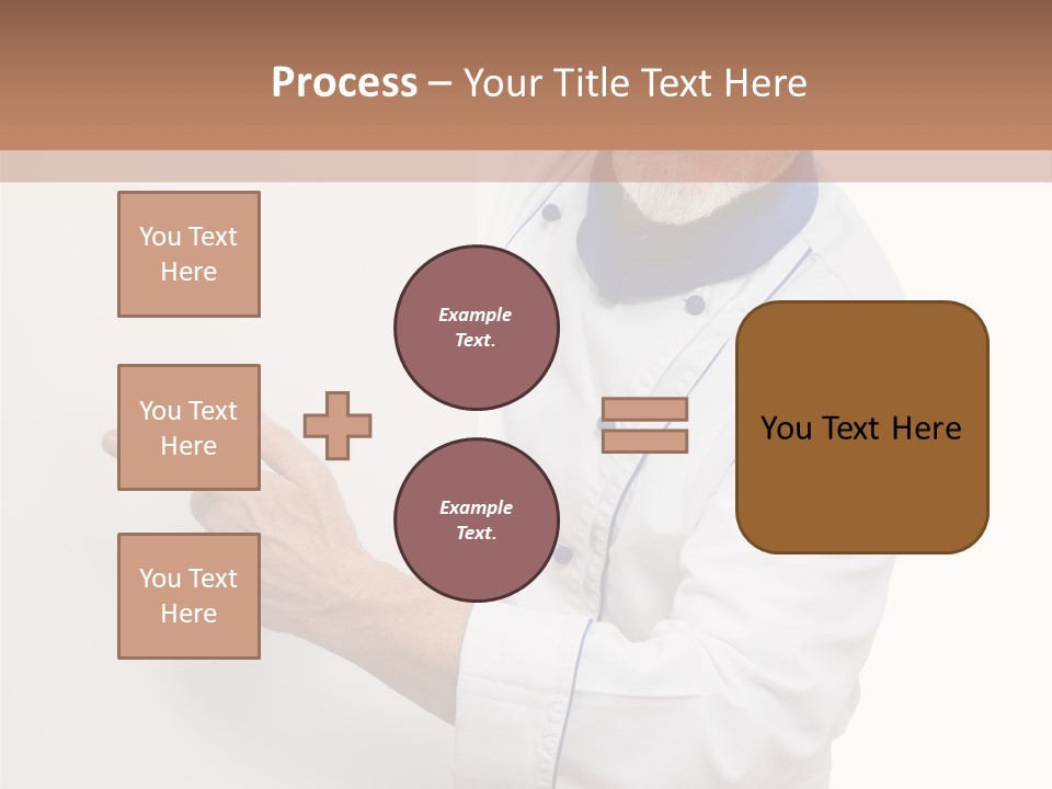 Portrait Placard Cook PowerPoint Template