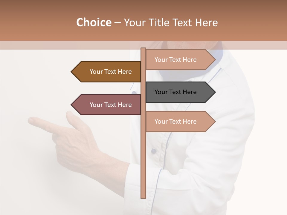 Portrait Placard Cook PowerPoint Template