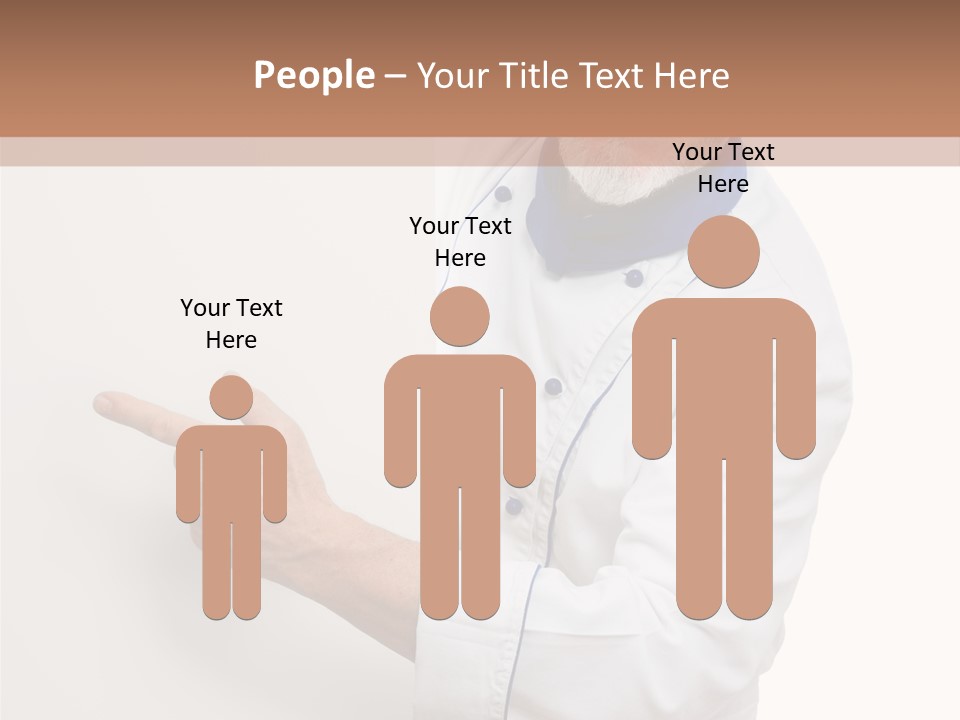 Portrait Placard Cook PowerPoint Template