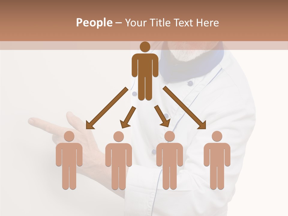 Portrait Placard Cook PowerPoint Template