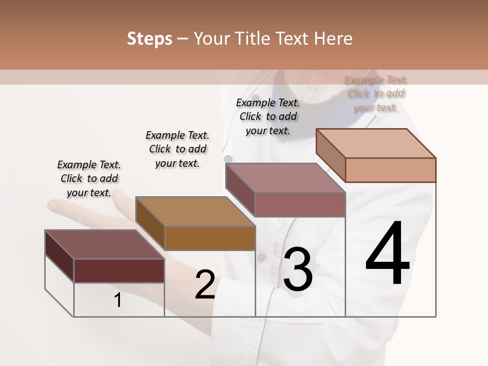 Portrait Placard Cook PowerPoint Template