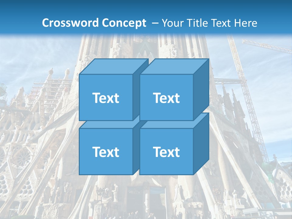 Town Monument Landmark PowerPoint Template