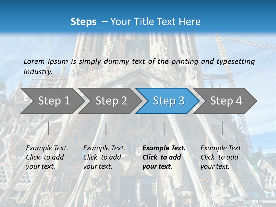 Town Monument Landmark PowerPoint Template