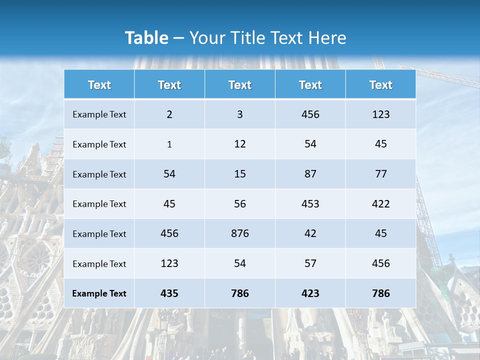 Town Monument Landmark PowerPoint Template
