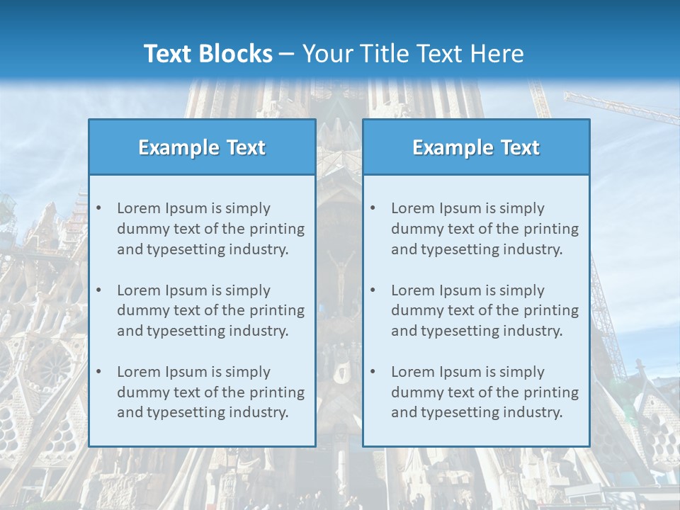 Town Monument Landmark PowerPoint Template