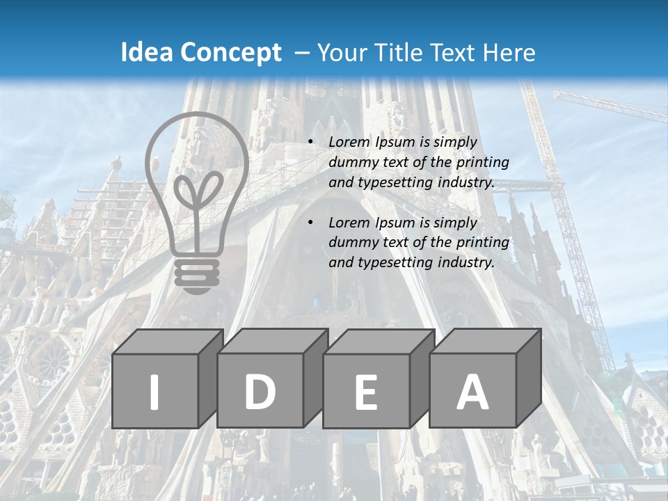 Town Monument Landmark PowerPoint Template