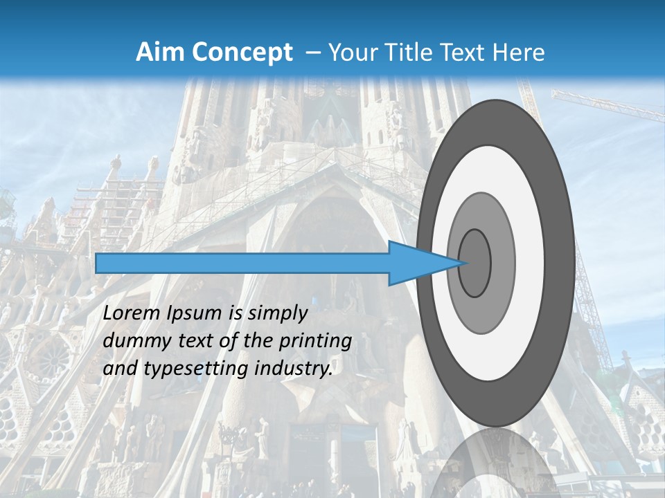 Town Monument Landmark PowerPoint Template