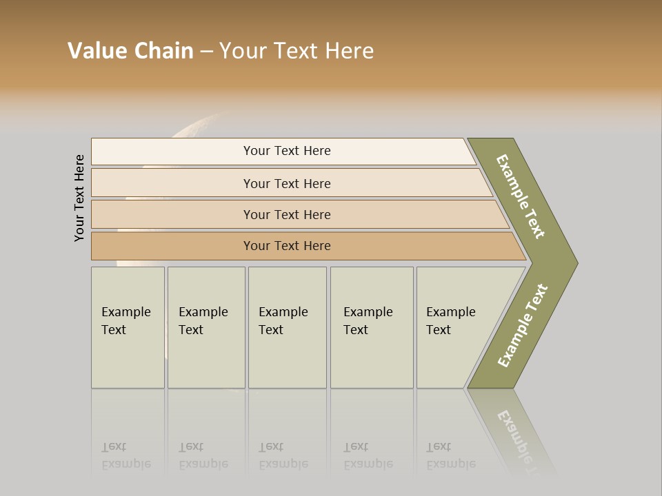 Cyan Nature Gloomy PowerPoint Template