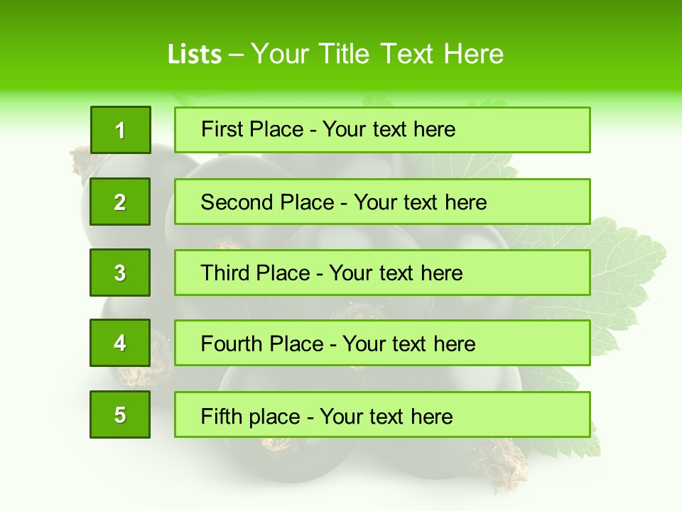 Delicious Beautiful Heap PowerPoint Template