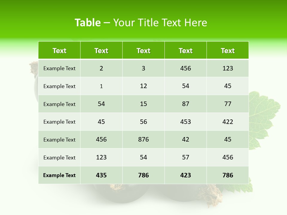 Delicious Beautiful Heap PowerPoint Template