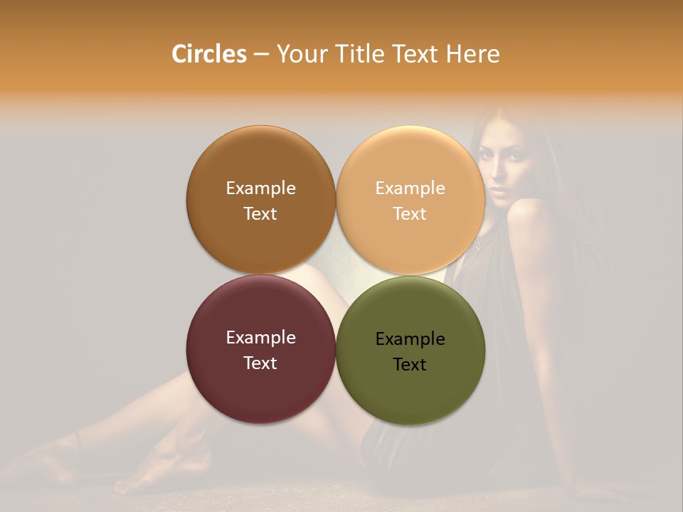 Beauty Legs Full Body Shot PowerPoint Template