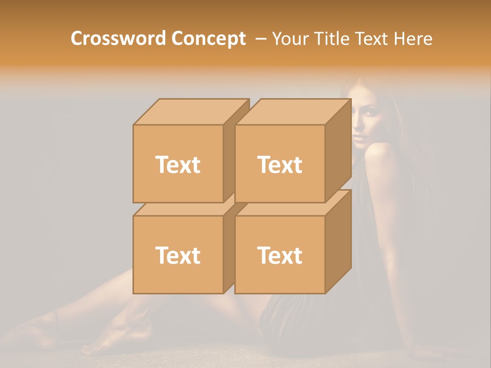 Beauty Legs Full Body Shot PowerPoint Template