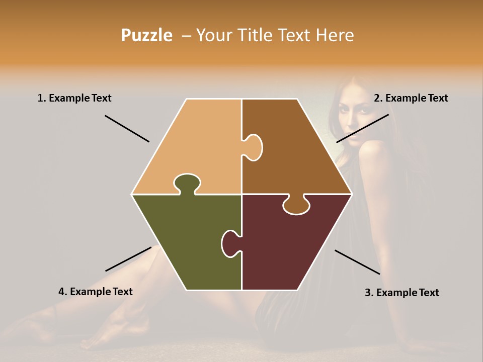 Beauty Legs Full Body Shot PowerPoint Template