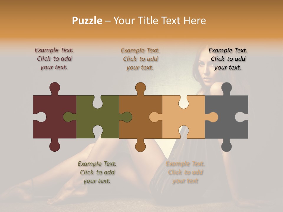 Beauty Legs Full Body Shot PowerPoint Template