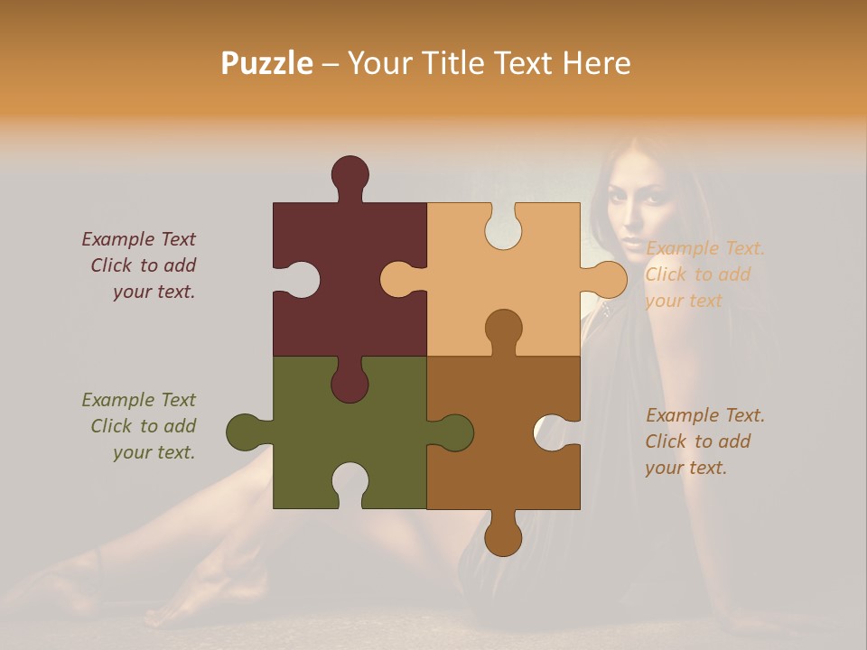 Beauty Legs Full Body Shot PowerPoint Template