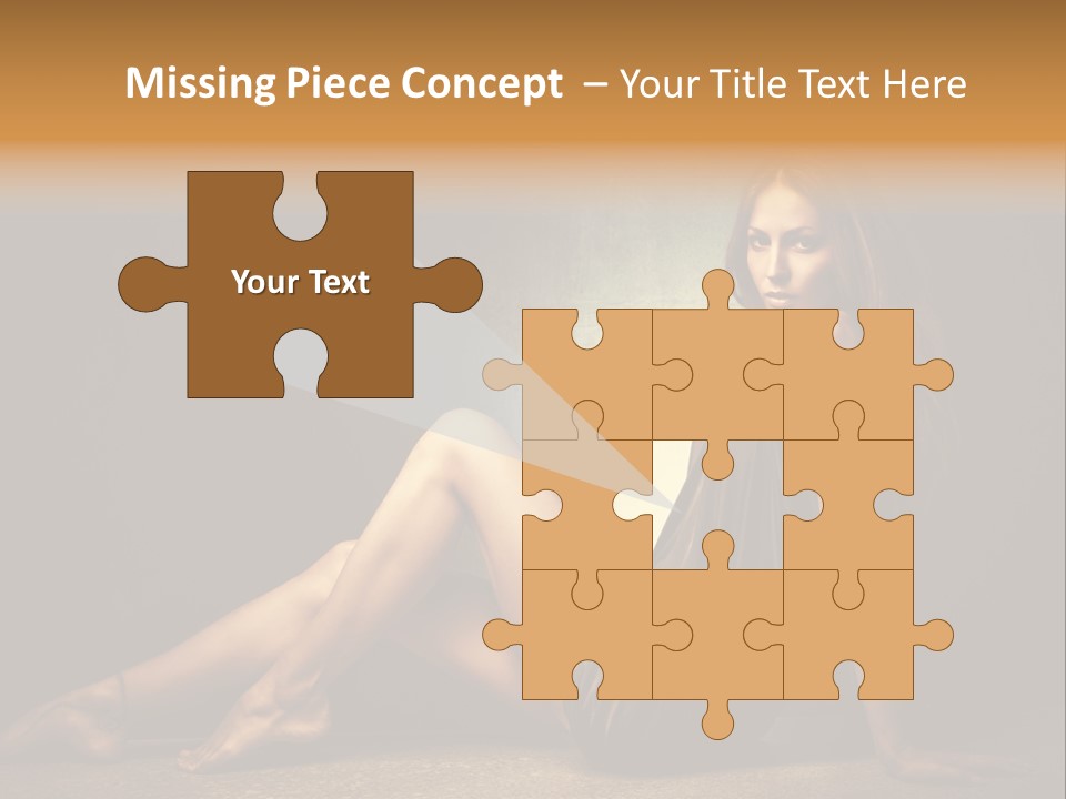 Beauty Legs Full Body Shot PowerPoint Template