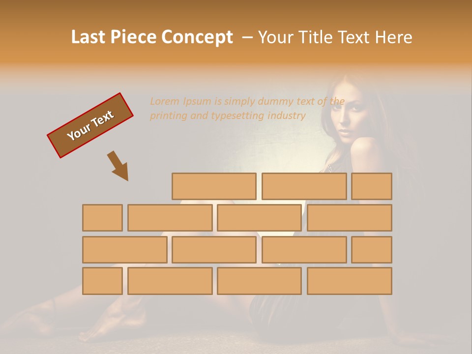 Beauty Legs Full Body Shot PowerPoint Template