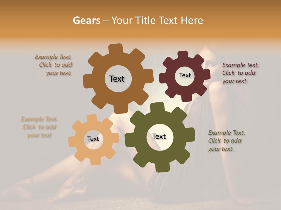 Beauty Legs Full Body Shot PowerPoint Template