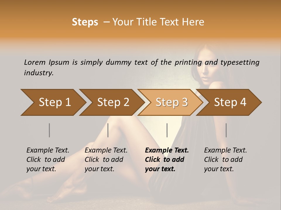 Beauty Legs Full Body Shot PowerPoint Template