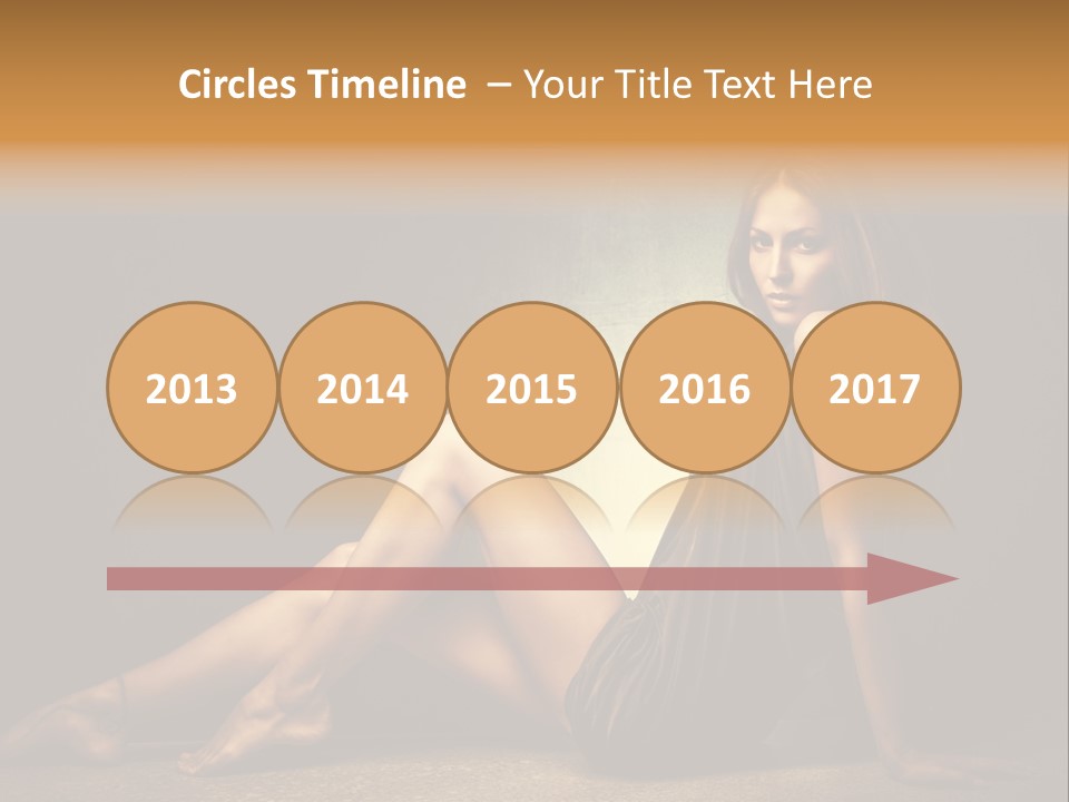 Beauty Legs Full Body Shot PowerPoint Template