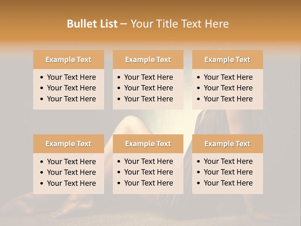 Beauty Legs Full Body Shot PowerPoint Template