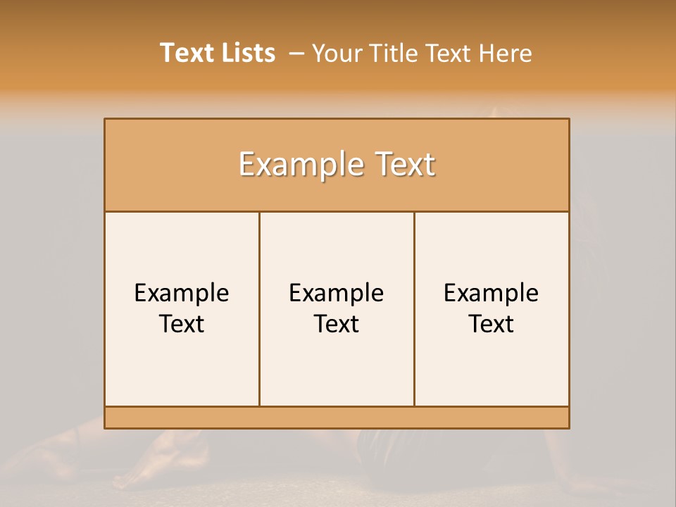 Beauty Legs Full Body Shot PowerPoint Template