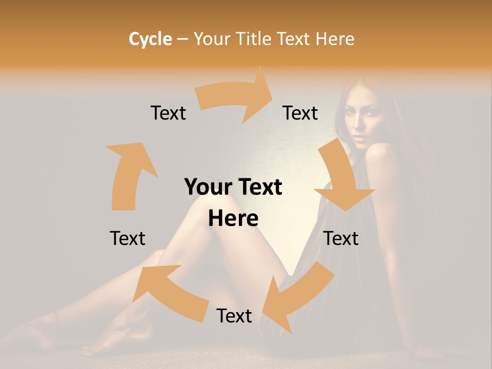 Beauty Legs Full Body Shot PowerPoint Template