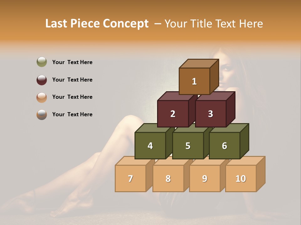 Beauty Legs Full Body Shot PowerPoint Template