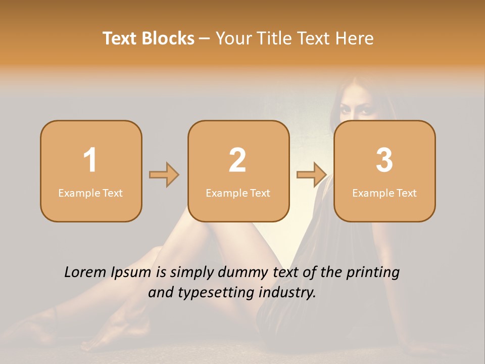 Beauty Legs Full Body Shot PowerPoint Template