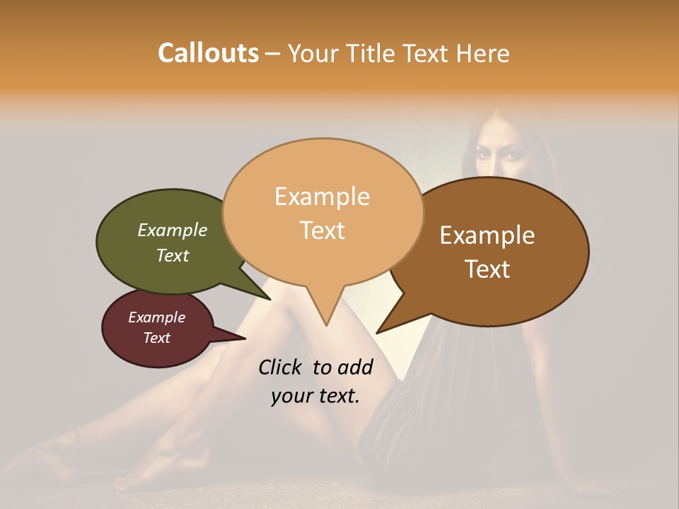 Beauty Legs Full Body Shot PowerPoint Template