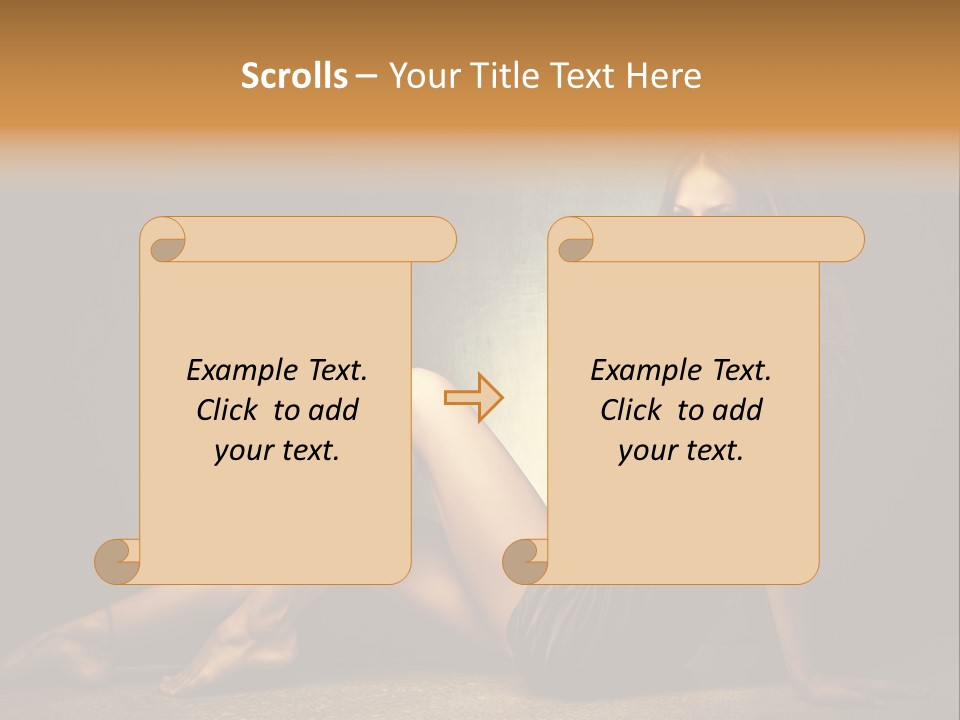 Beauty Legs Full Body Shot PowerPoint Template