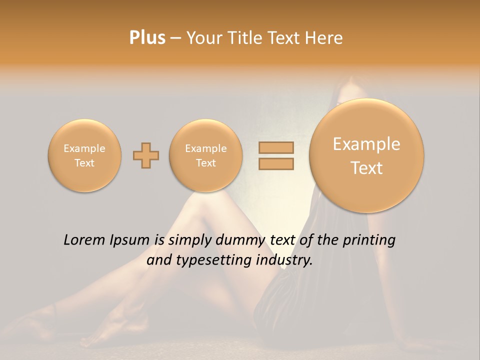 Beauty Legs Full Body Shot PowerPoint Template