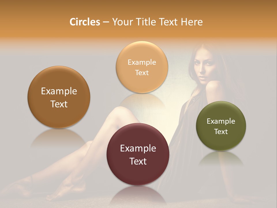 Beauty Legs Full Body Shot PowerPoint Template