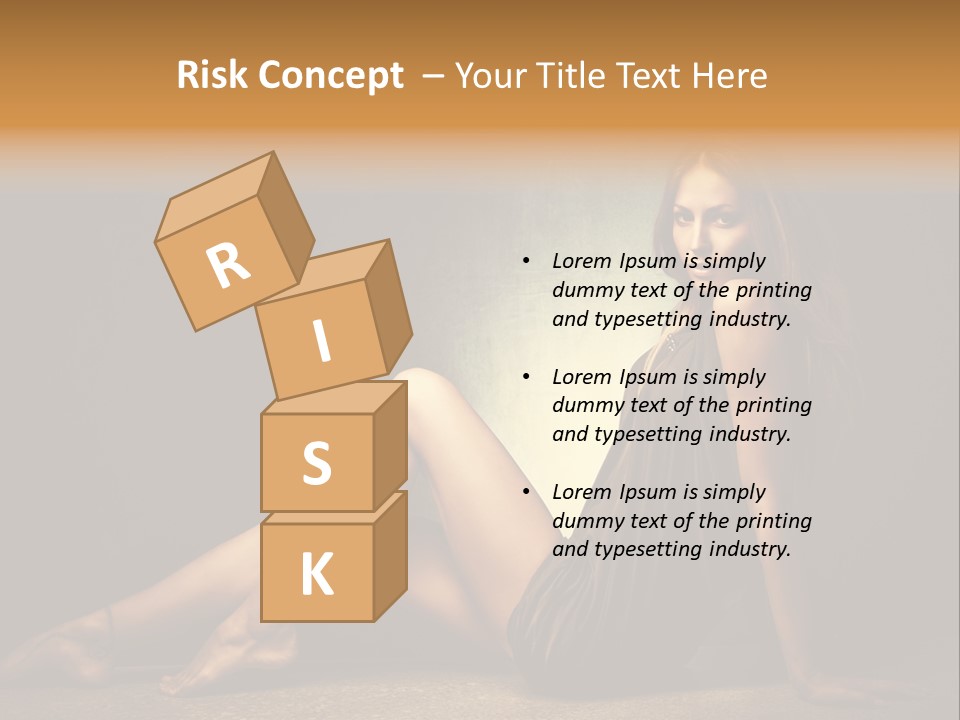 Beauty Legs Full Body Shot PowerPoint Template