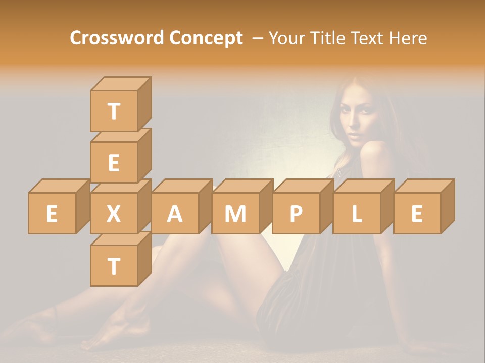 Beauty Legs Full Body Shot PowerPoint Template