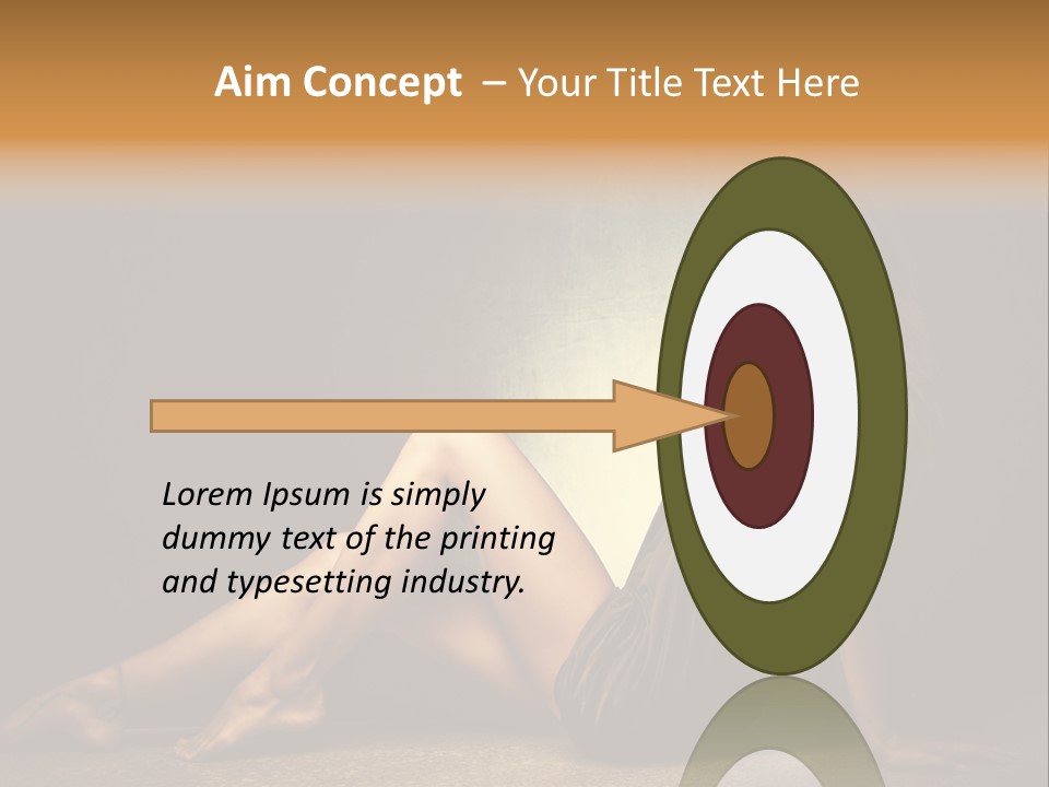 Beauty Legs Full Body Shot PowerPoint Template