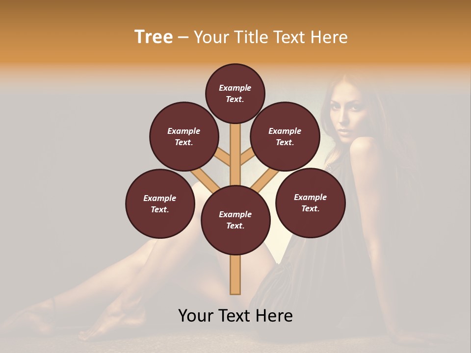 Beauty Legs Full Body Shot PowerPoint Template