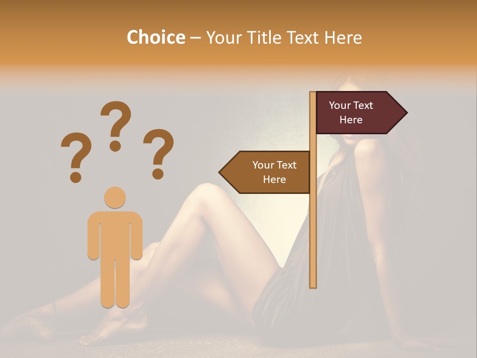 Beauty Legs Full Body Shot PowerPoint Template
