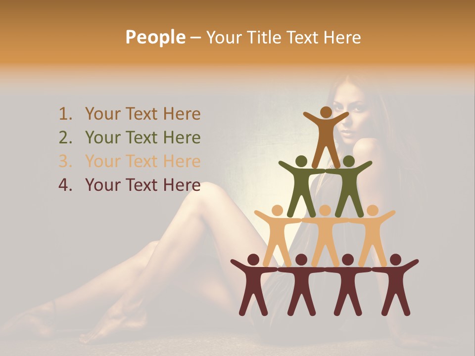 Beauty Legs Full Body Shot PowerPoint Template