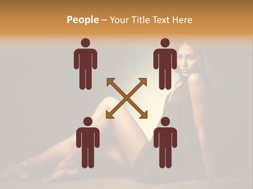 Beauty Legs Full Body Shot PowerPoint Template